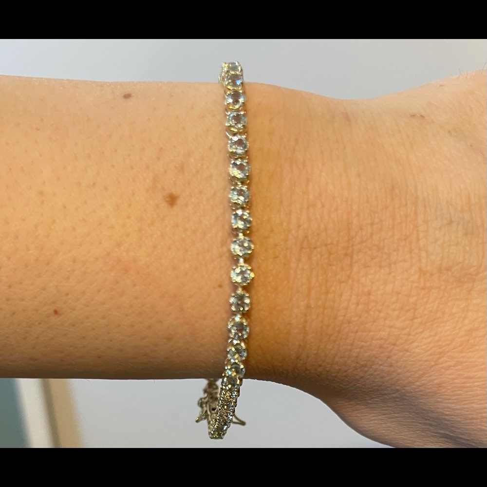 Blue Topaz bracelet 10.0 CTW